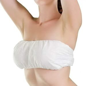 Disposable White Spa Bra Warp